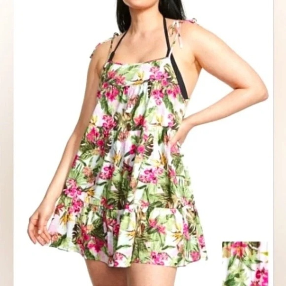 Victoria's Secret Tropical print cover up